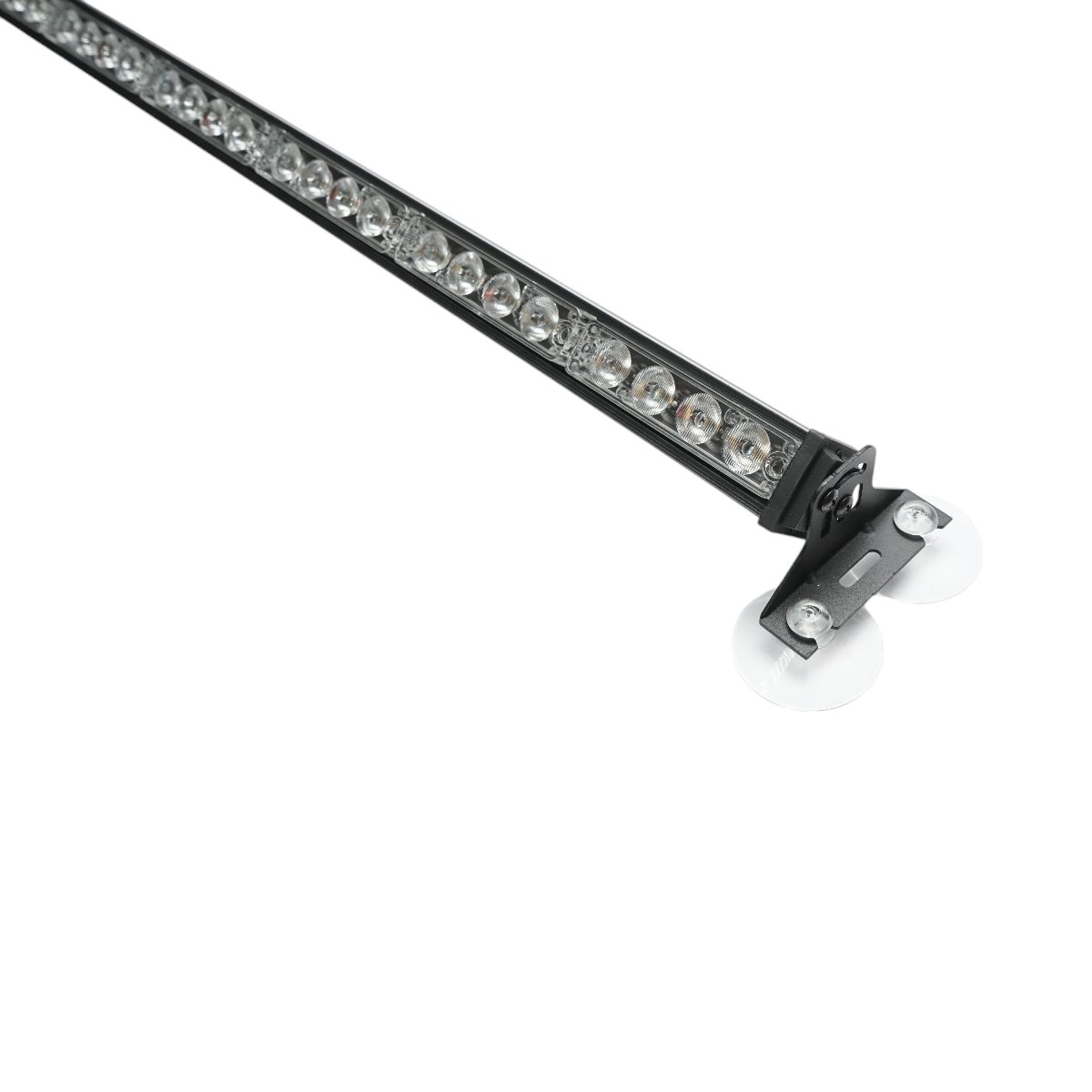 Bara LED stroboscopica 12V, 32W, 5 culori, carcasa aluminiu 860x80x30mm
